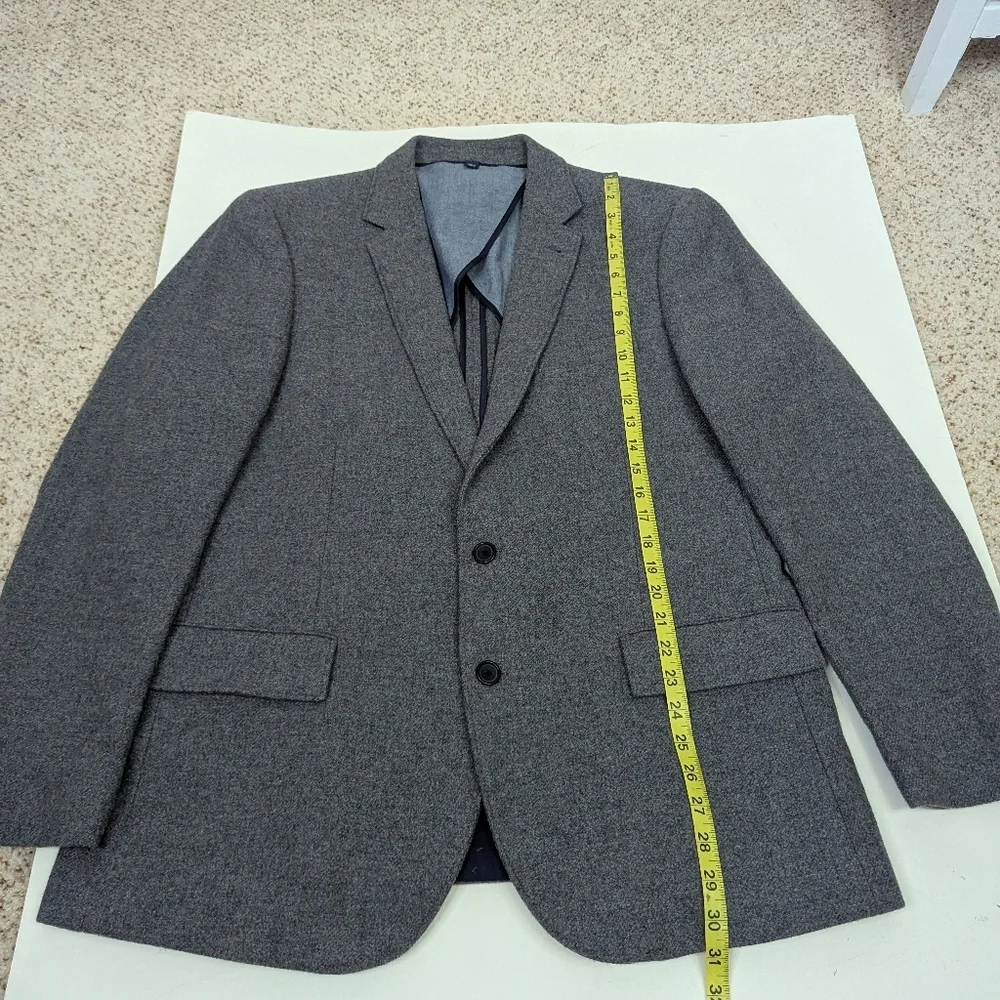 J. Crew Thompson Wool Blend Grey Sport Jacket Size 44R